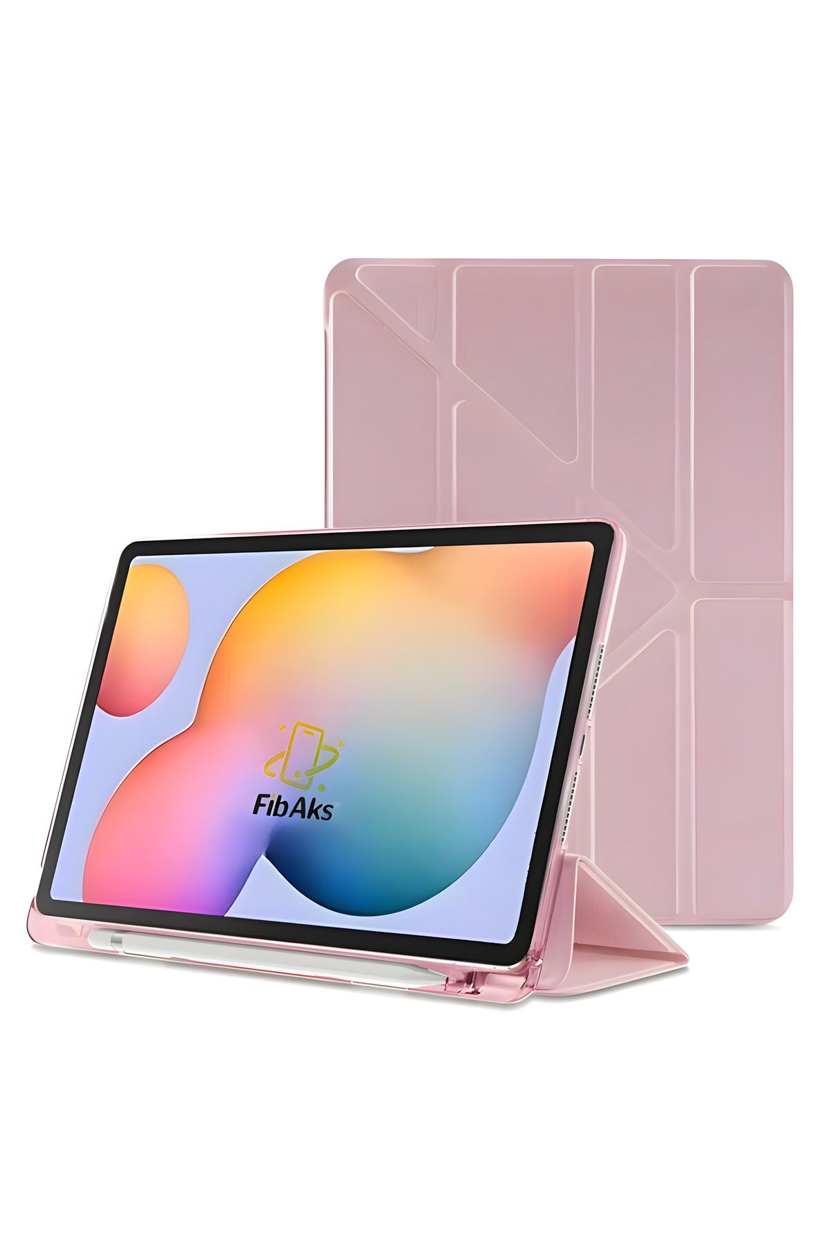 Samsung Galaxy Tab S7 Fe S8 Plus T970/x800/t733/t737/t736 12.4" Kalem Bölme Arka Kapak (Uyumlu)