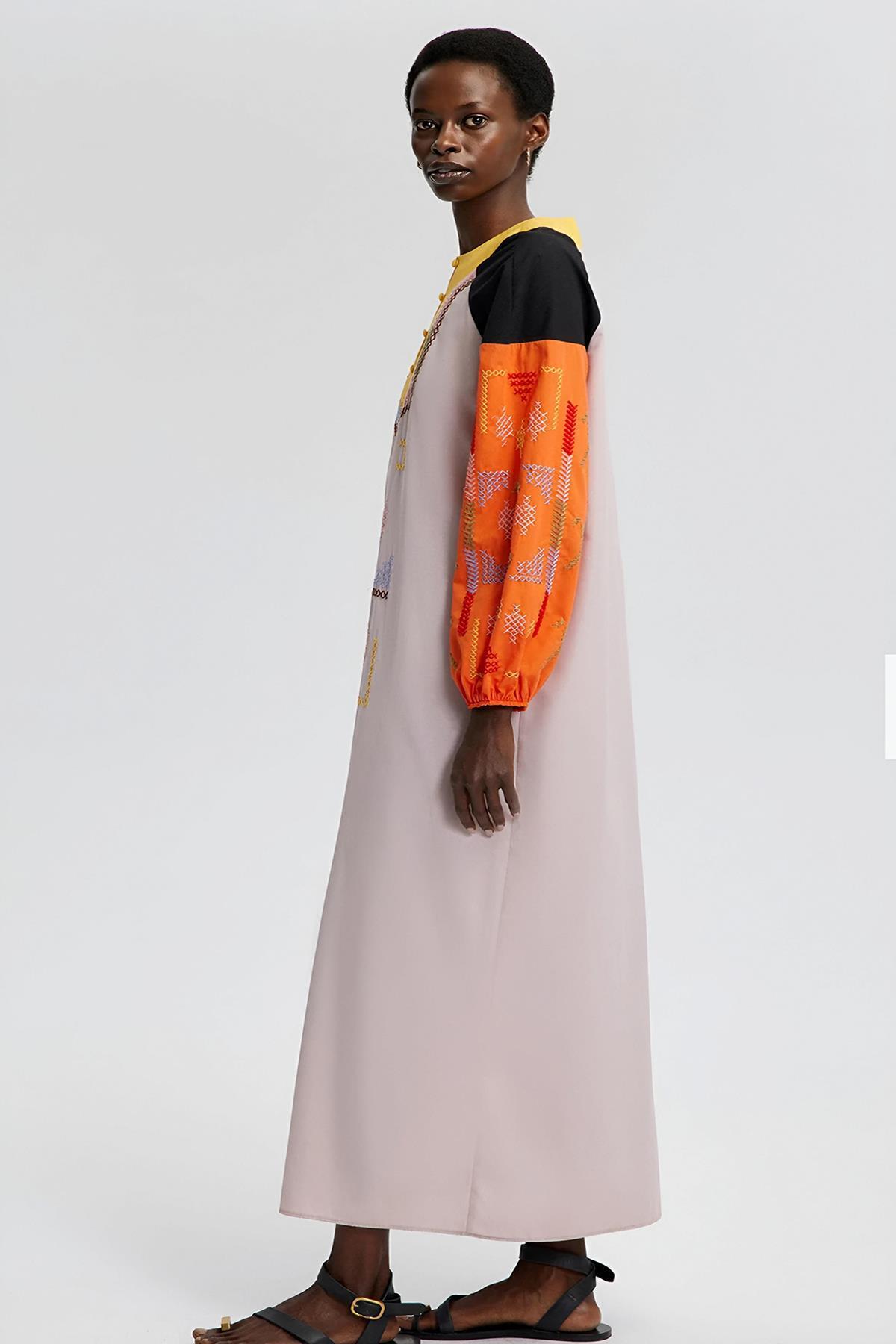 Touche-Colorful Embroidered Designer Dress Mkn2000 4