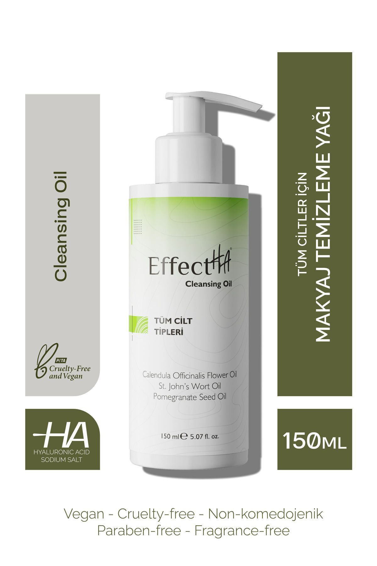 EffectHA Cleansing Oil Tüm Ciltler Için Makyaj Temizleme Yağı 150ml