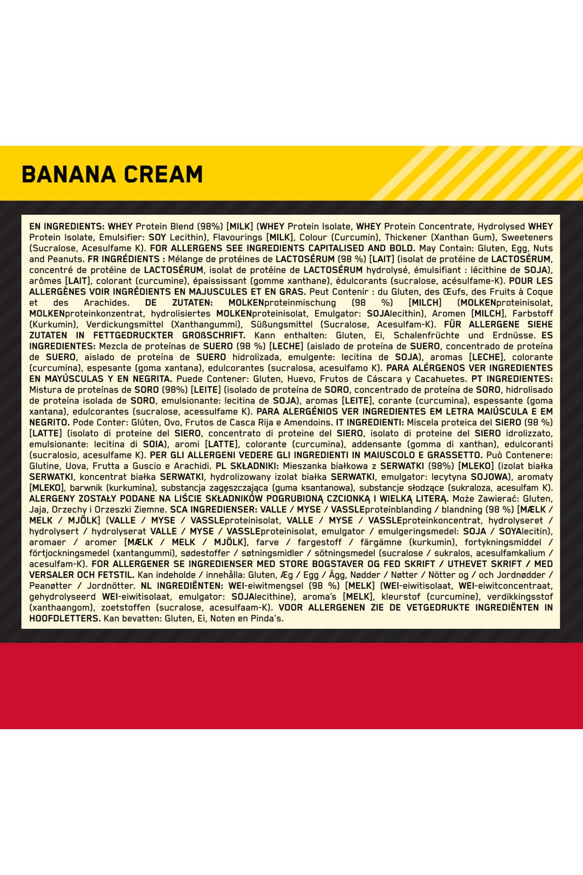 Optimum Nutrition-2.28kg 76 Serve - 100% Whey Gs Banana Flavored 4