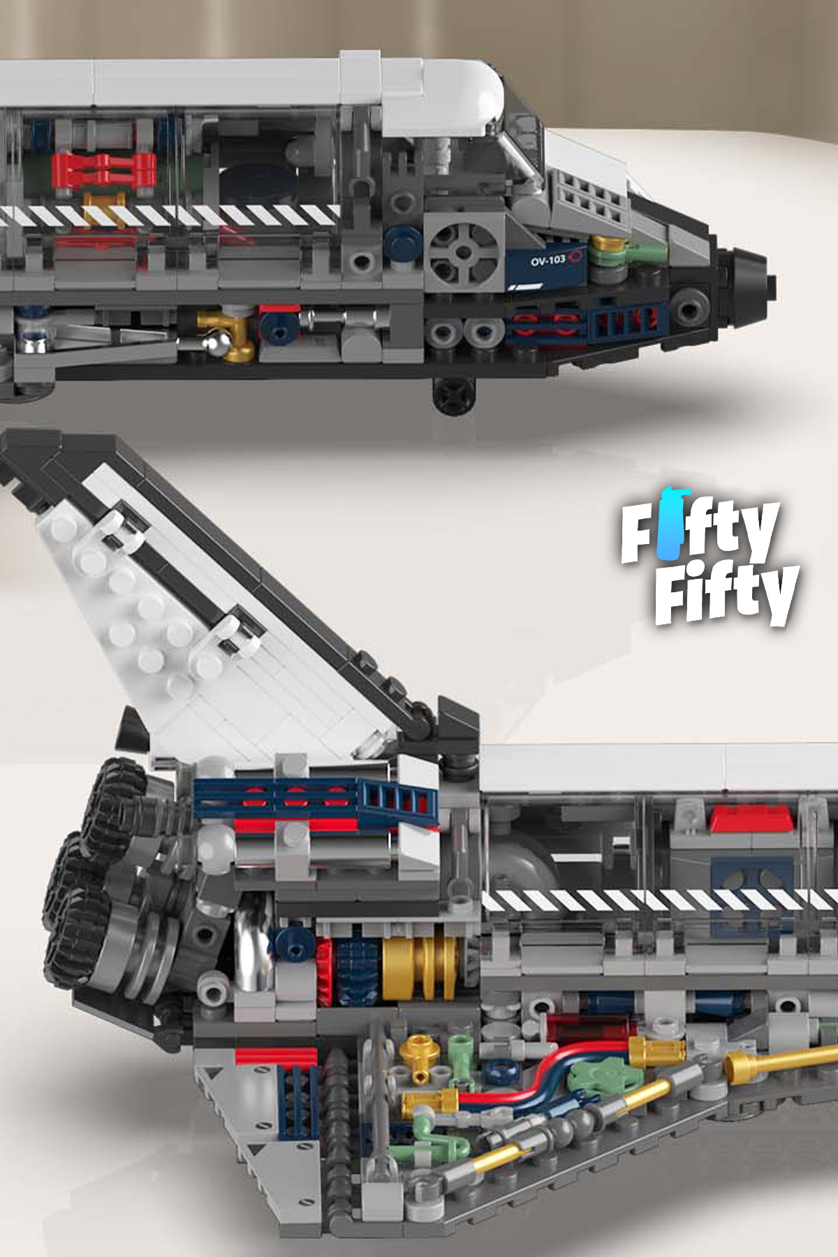 مجموعه فضایی جکی/فضاپیما – مجموعه ساختنی اسباب‌بازی JK8502 (+۸۰۰ قطعه)