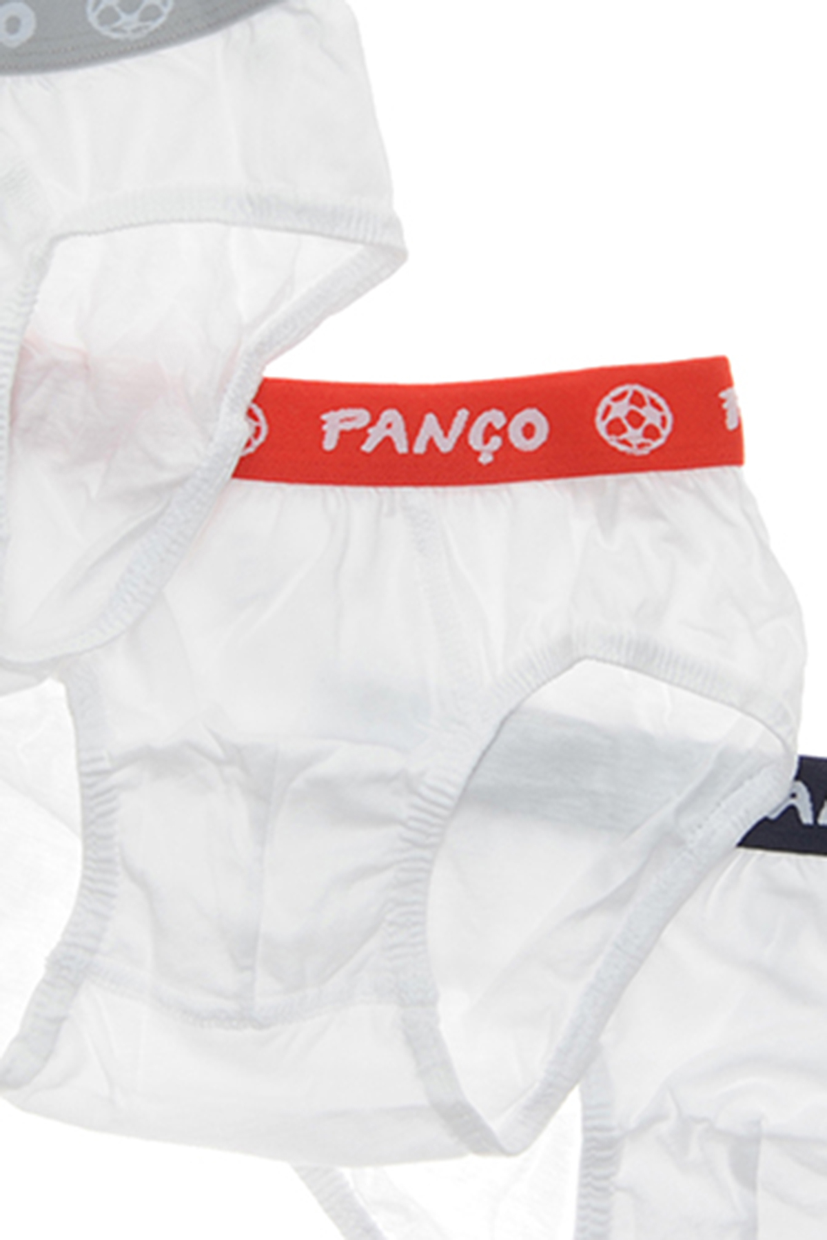 Panço Erkek Çocuk Beyaz 3'lü Slip Çamaşır Seti fotoğrafı 2 (önizleme)