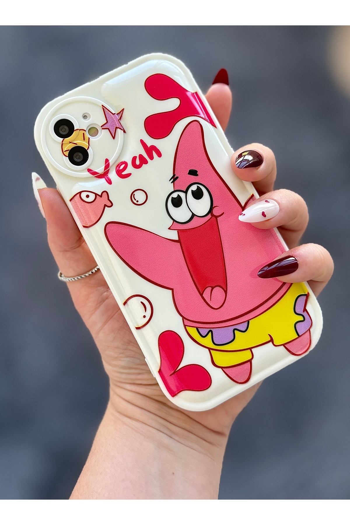 IPHONE 11 PATRICK PATTERN ECRU SOFT CASE