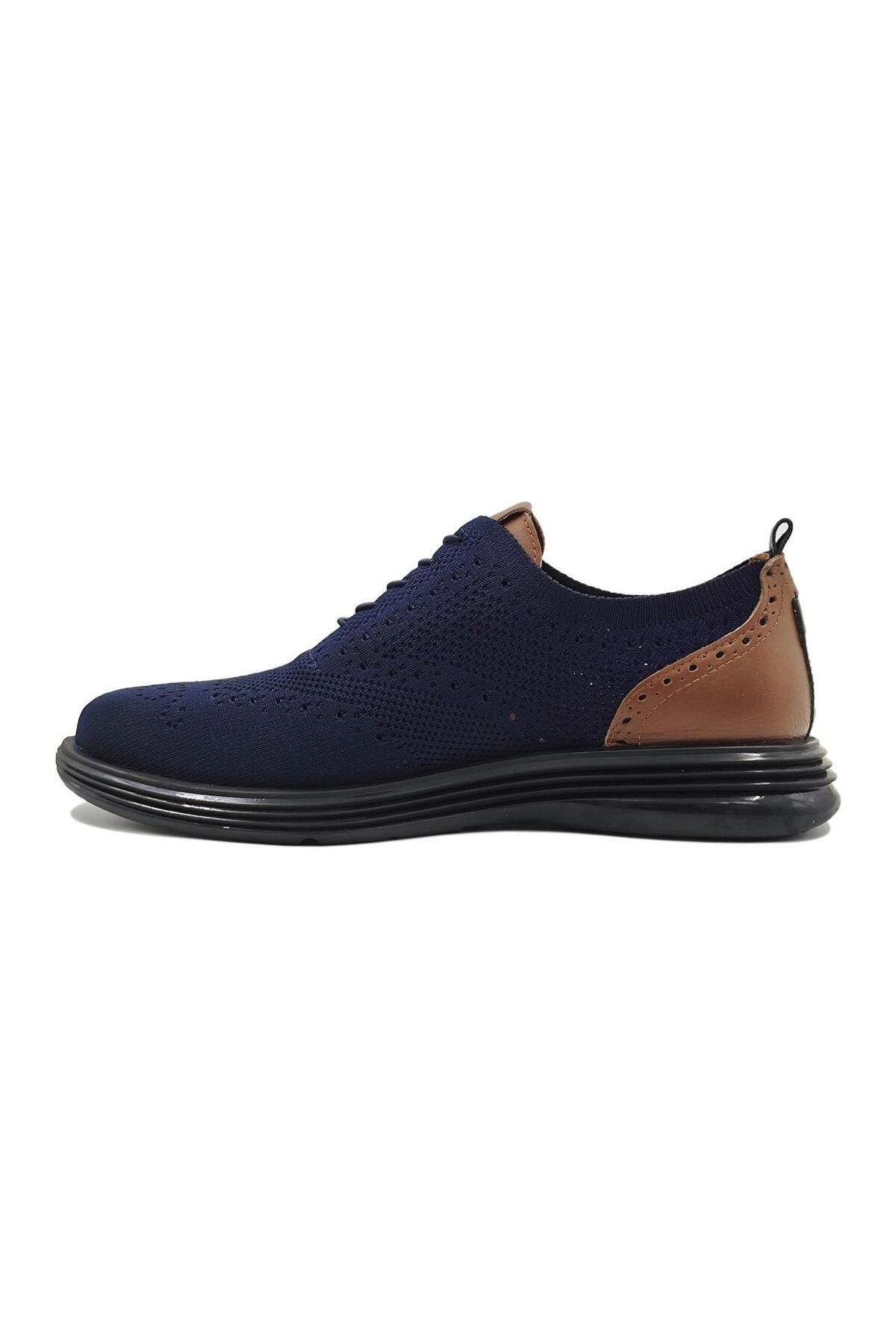 Alberto Rossi-Navy Blue T3541 Model Casual Shoes 3