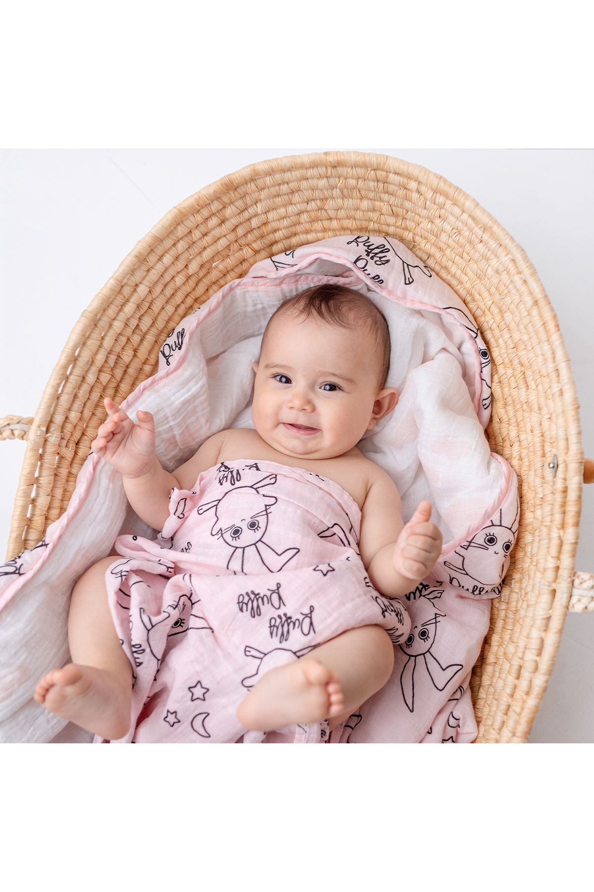 Milk & Moo-Milk&Moo Chancin Musselin Wickeldecke 2er-Set 4