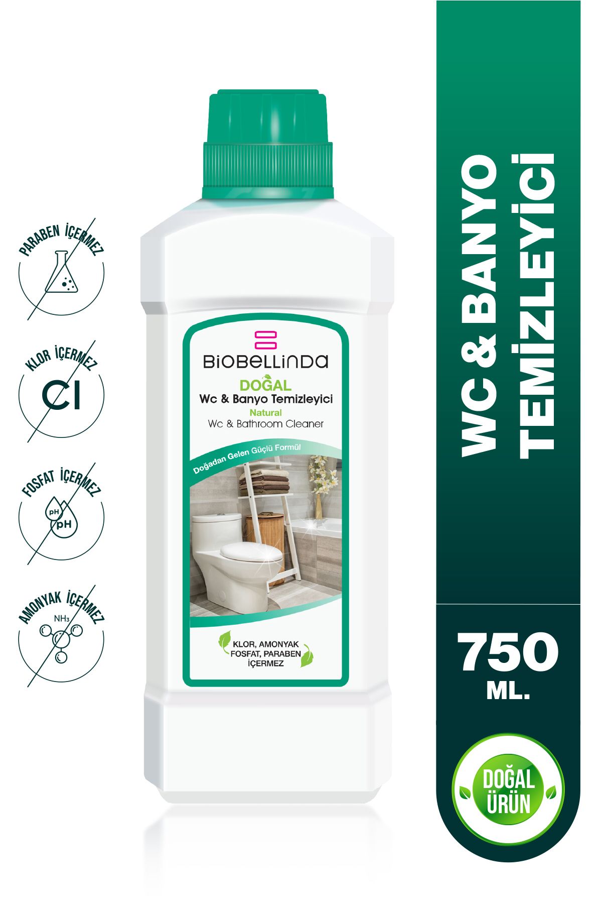 BioBellinda Wc & Banyo Temizleyici 750 ml