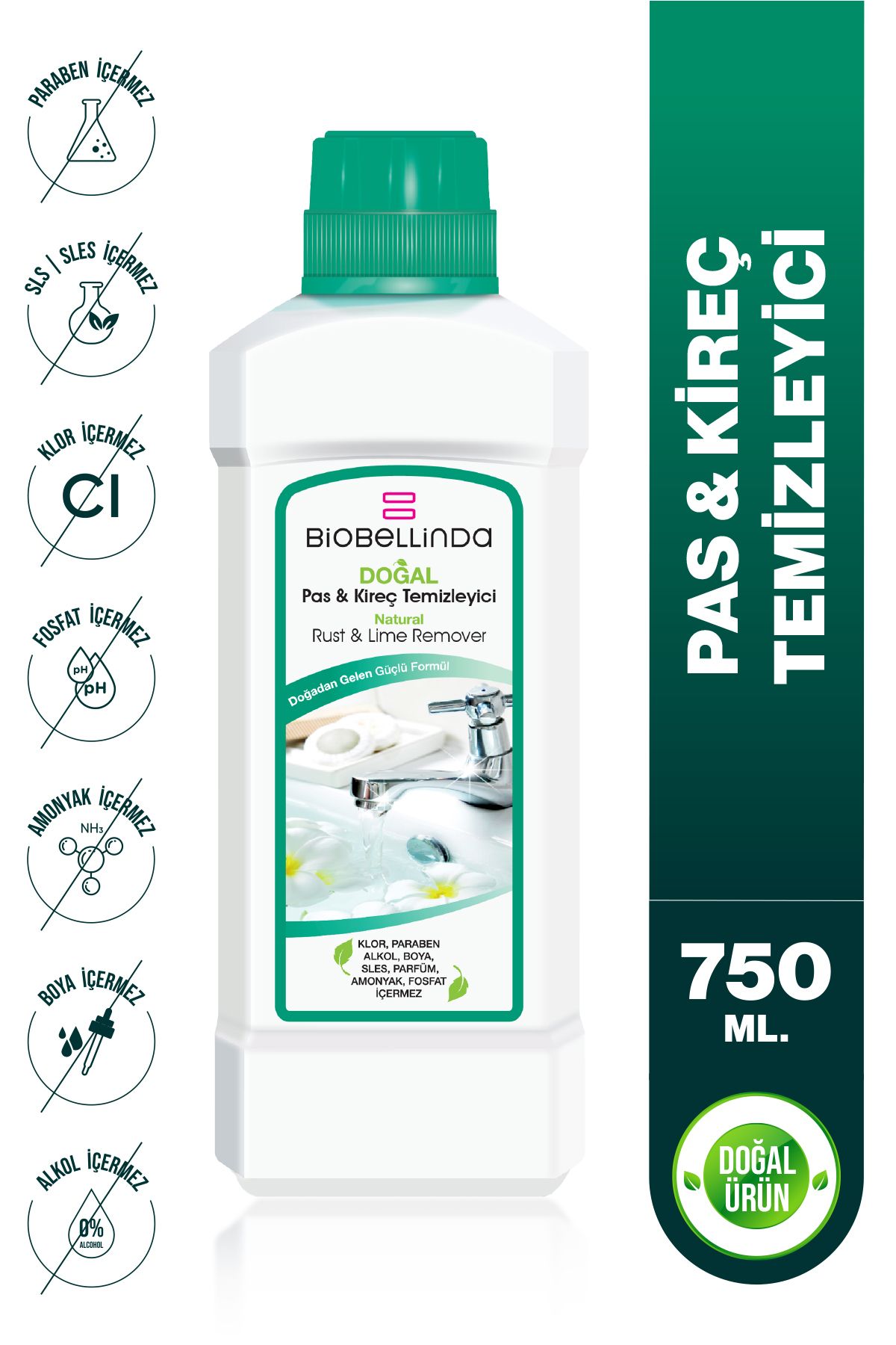 BioBellinda Pas & Kireç Temizleyici 750 ml