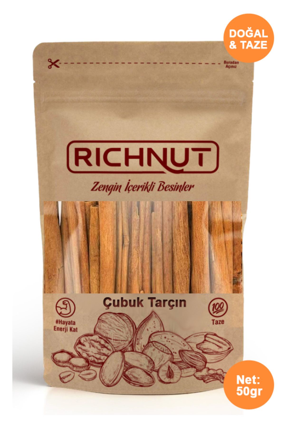 RİCHNUT Çubuk Tarçın (Kabuk Tarçın -  Lezzet)