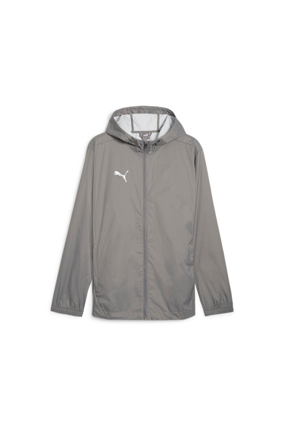 Puma Teamfinal Allweather Jkt Erkek Futbol Antrenman Yağmurluk 65859913 Gri