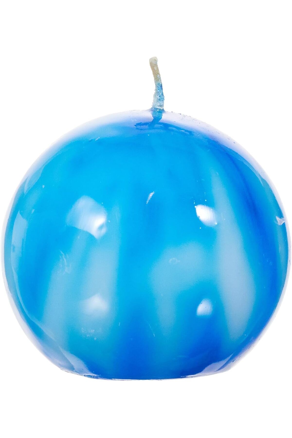 yenibagshop Marbled Top Mum 7 Cm Mavi
