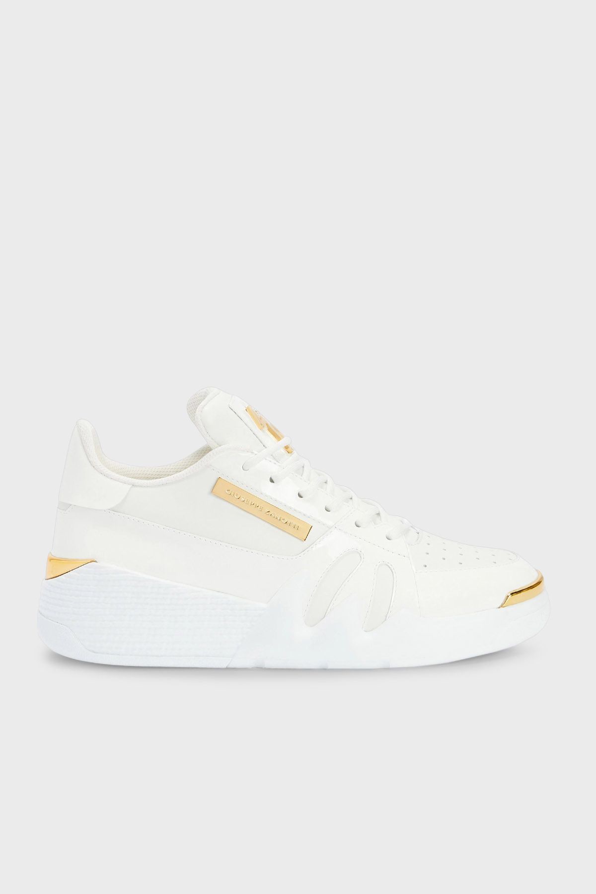 کفش کتانی چرم اصل با لوگو کفش مردانه RM40002 Giuseppe zanotti