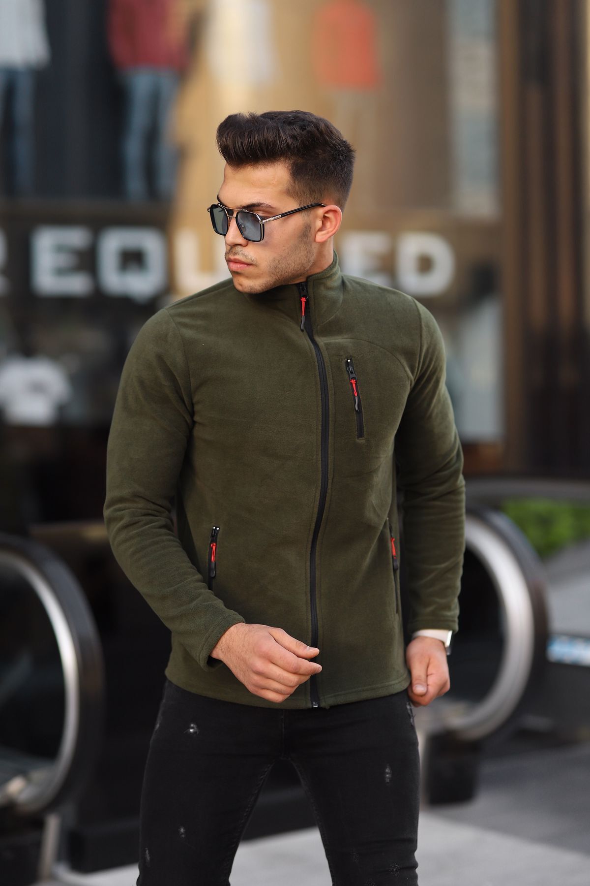 Kozik-Unisex Polar Non-Pilling Standard-Fit Men's Full Zip 3-Pocket Polar 2