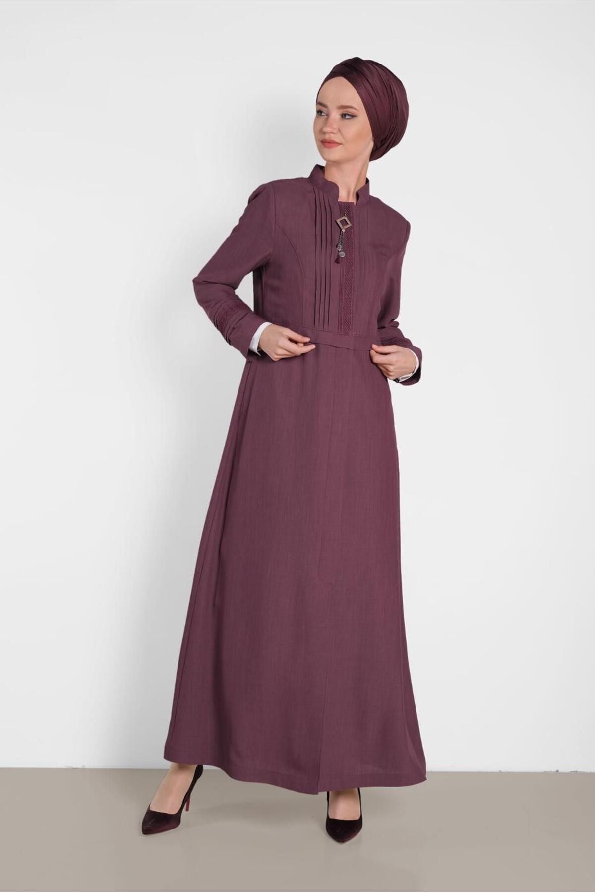 کت بالا یقه دکمه دار یقه پنهان 1454 Alvina