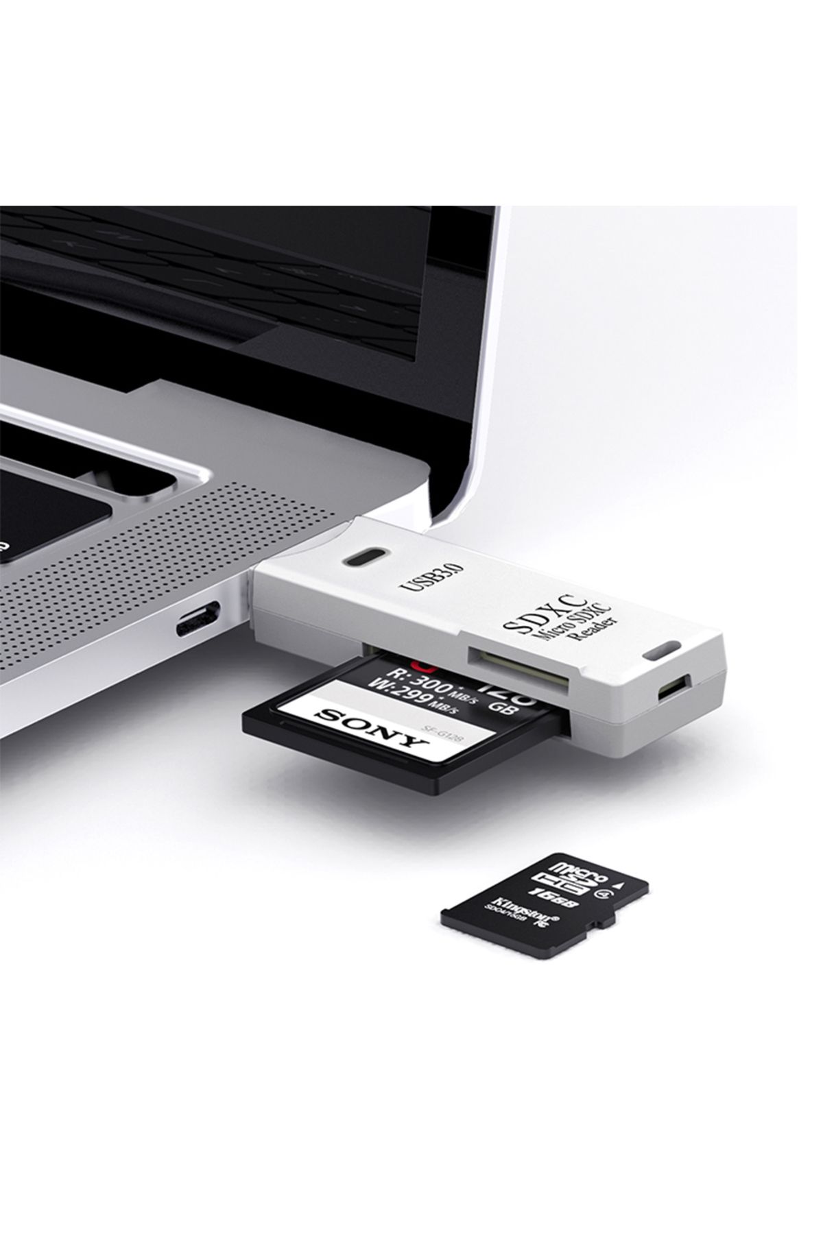 Choice-2 IN 1 Card Reader USB 3.0 Micro SD TF Card Memory Reader High Speed Multi-card Writer Adapter Fl... 3