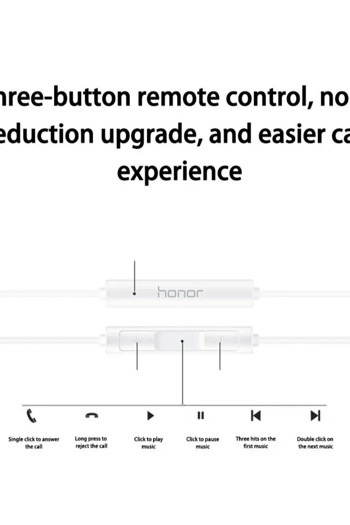Choice-AM33 Honor Type C Earphone In-Ear Wired Headset With Microphone Volume Control For Honor X9B X9A ... 8