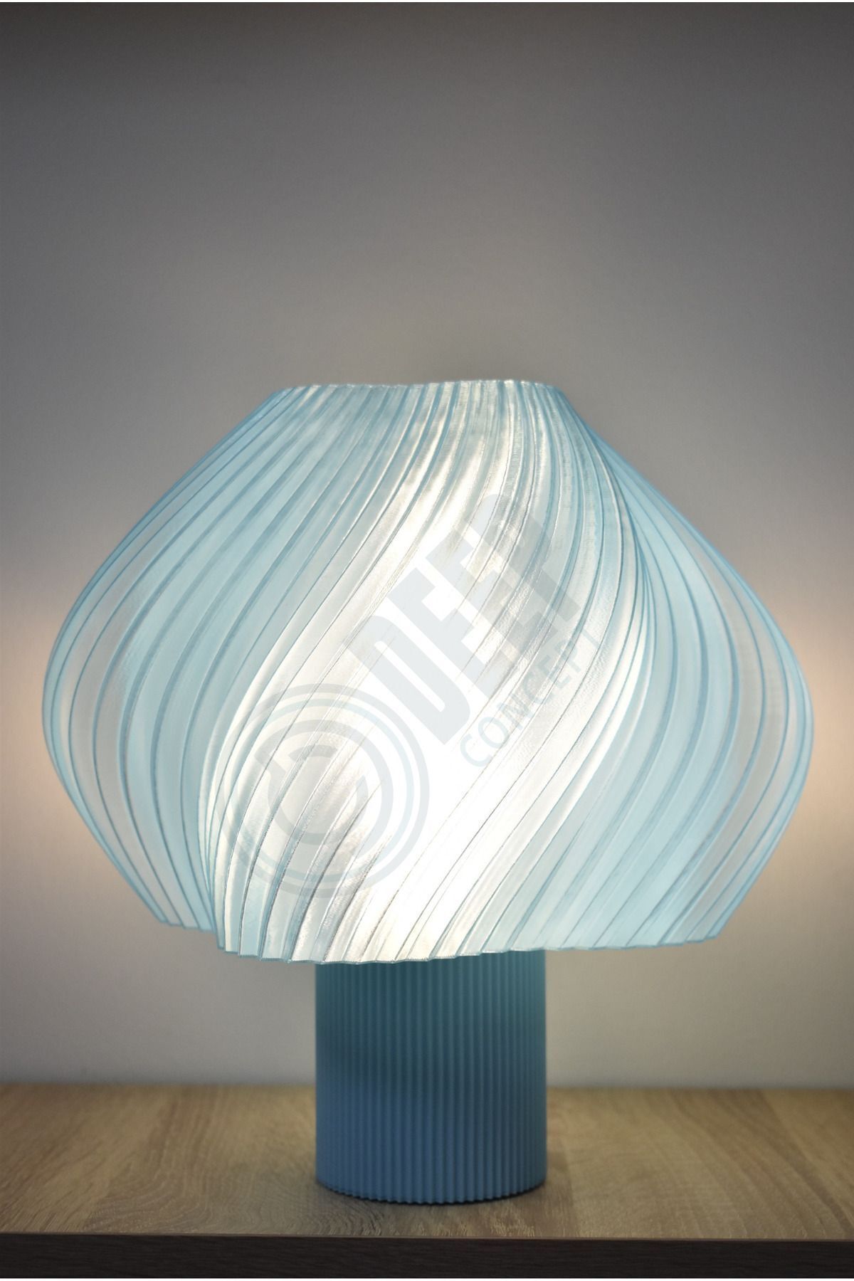Deep Concept-Creamaura Soft - Light Blue Lampshade 2