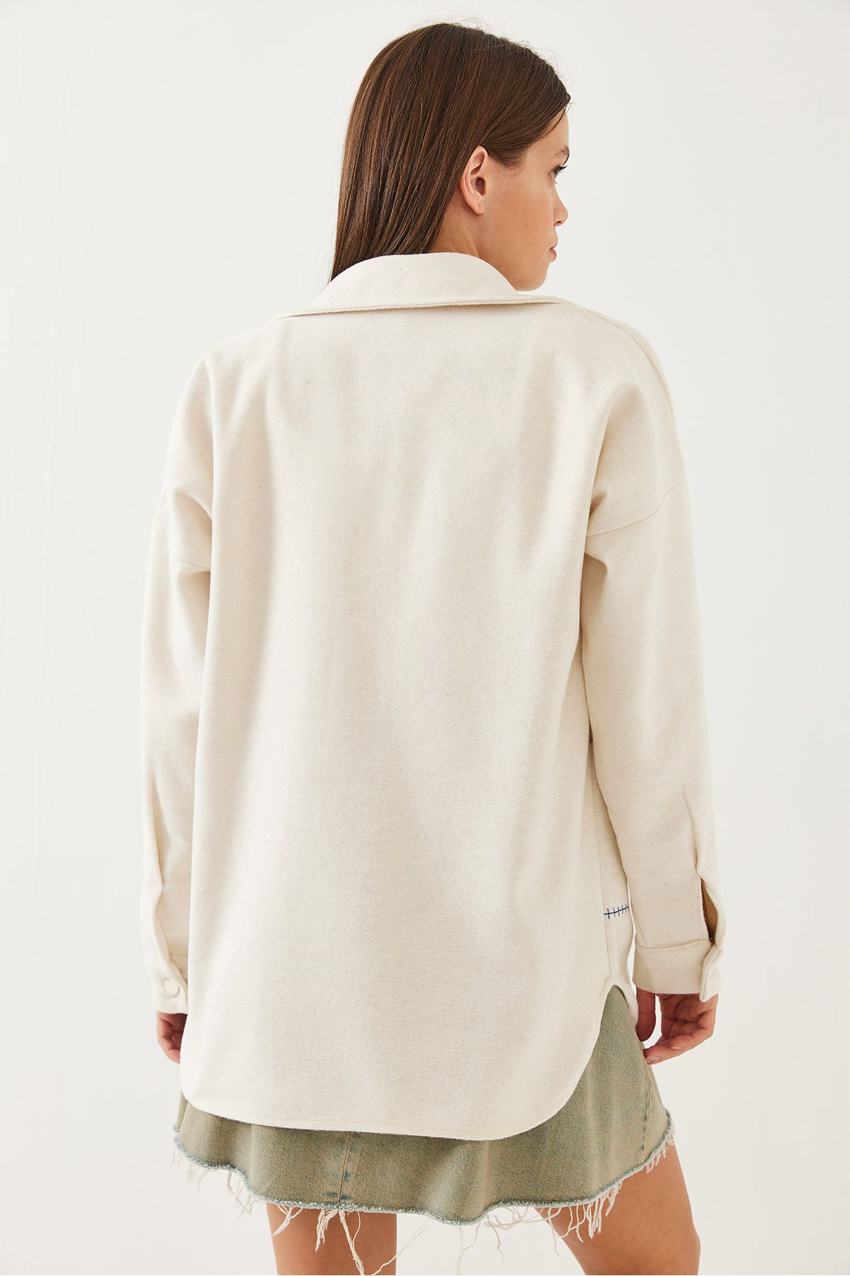 Bianco Lucci-Damen-Hemd mit Stickerei-Details 60351009 6