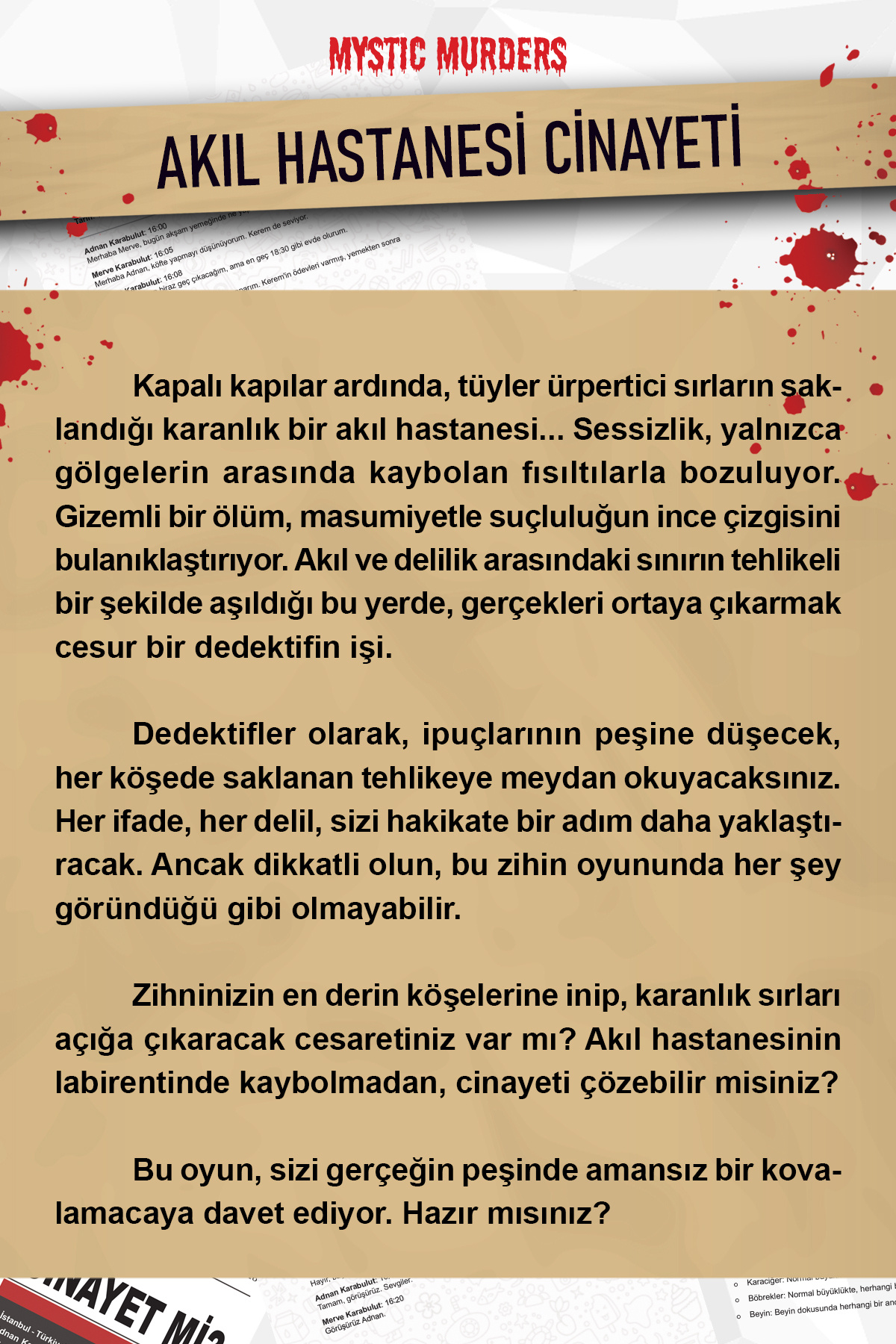 Planet Butik-Detective Game to Solve Murder - Intellectual Hospital Case 2