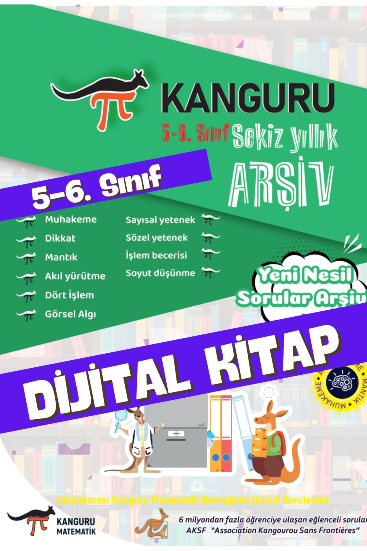 Kanguru Matematik Arşiv- 5-6. Sınıf Çıkmış Sorular - Dijital Format