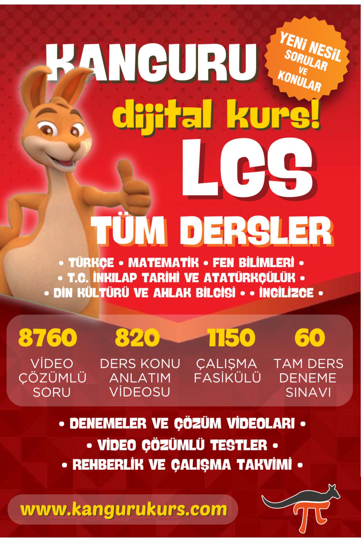 Kanguru Matematik Kanguru Dijital Kurs -  LGS Hazırlık Platformu