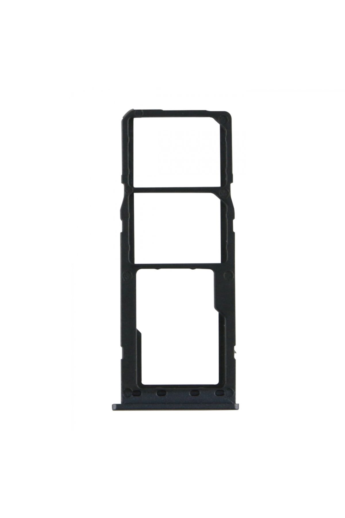 Nettech-Huawei Y5 2019 Compatible Teknonet Memory Card and Sim Metal - Black 2