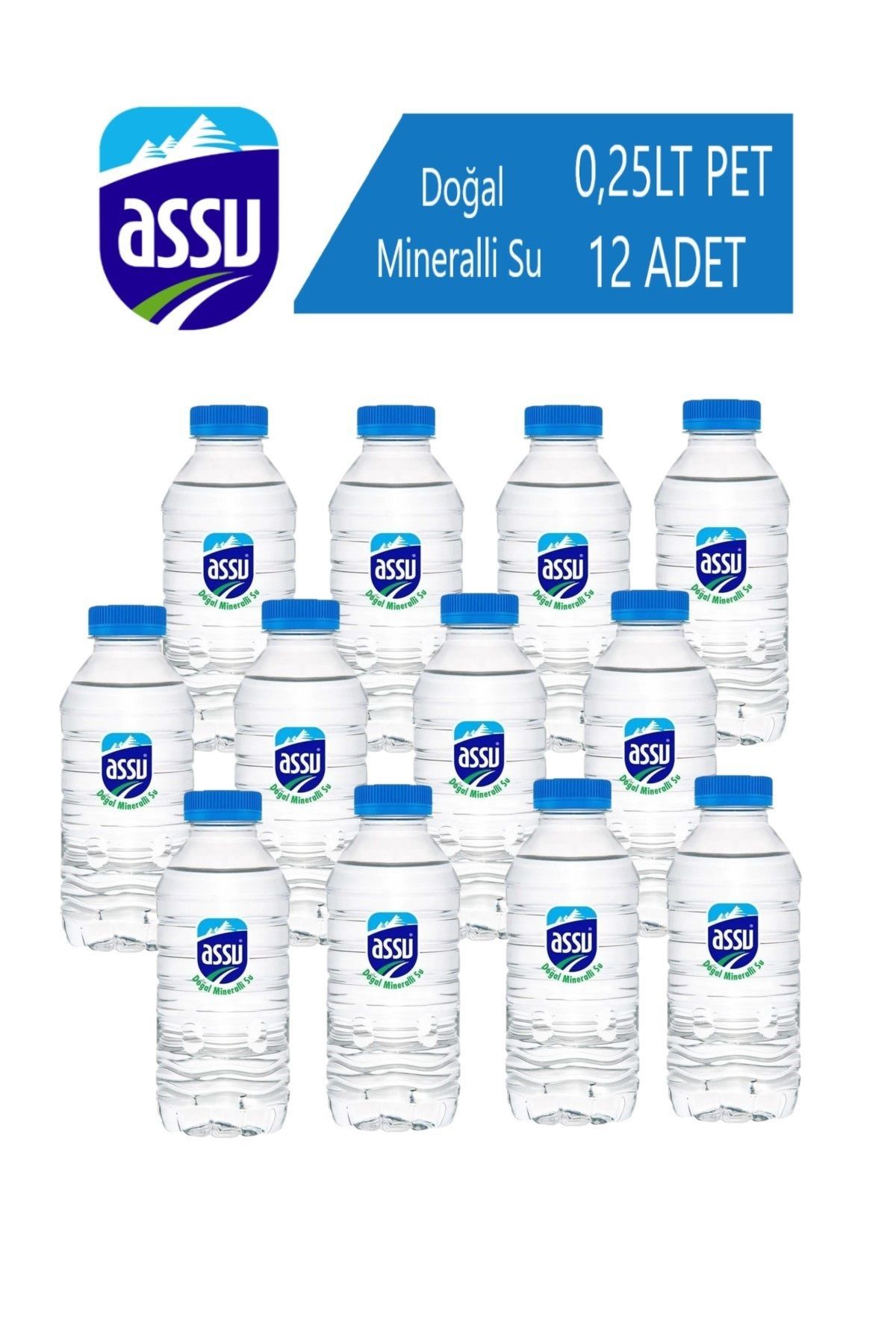 Assu Su 0,25 Lt 12 Adet