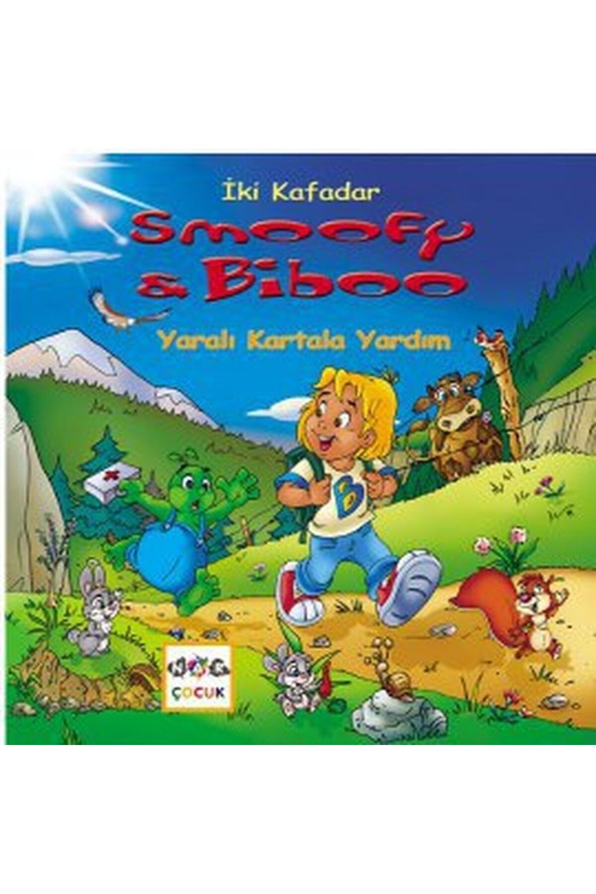 Türk Dil Kurumu Yayınları Yaralı Kartala Yardım / İki Kafadar Smoofy ve Biboo -6