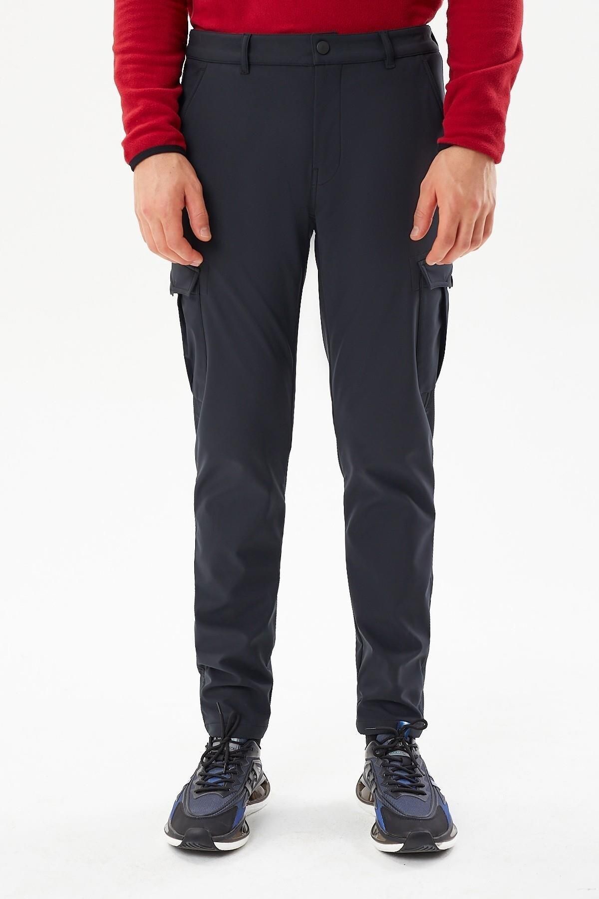 Exuma-Pantaloni negri pentru bărbați - 2413060   Model 2