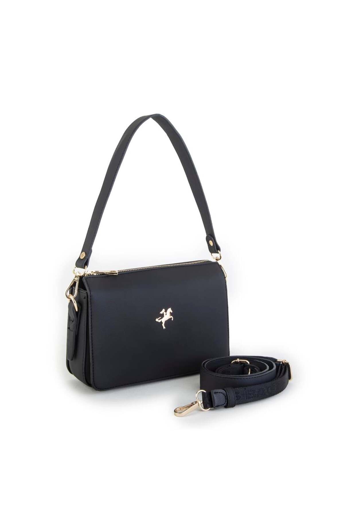 Nas Bag-Vera Bag - Women's Black Crossbody Bag, Nas Bag Karaca 1