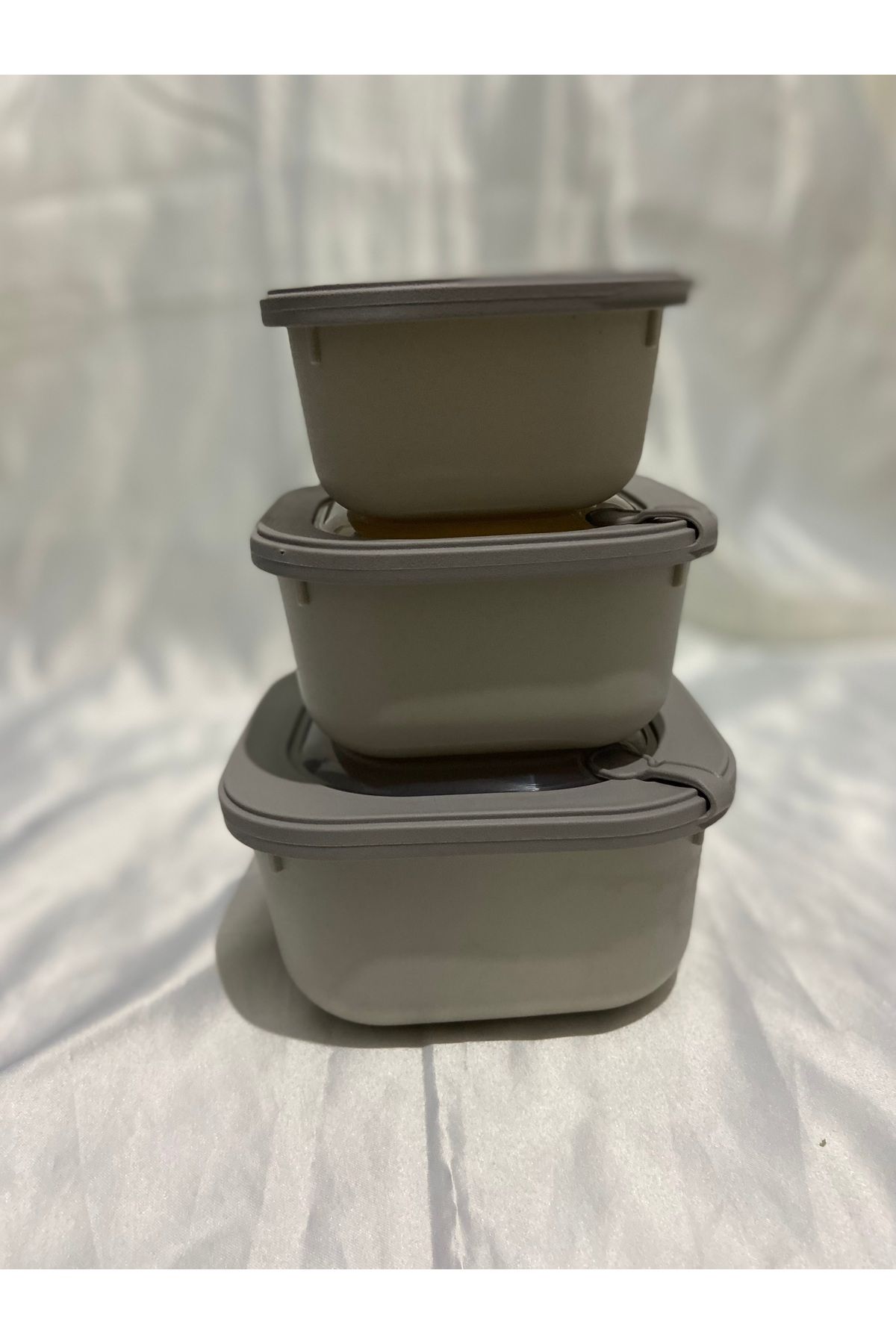 miray home-3-Piece Storage Container Set Compatible with Freezer and Microwave (600 ml - 1100 ml - 1800 ml) 4
