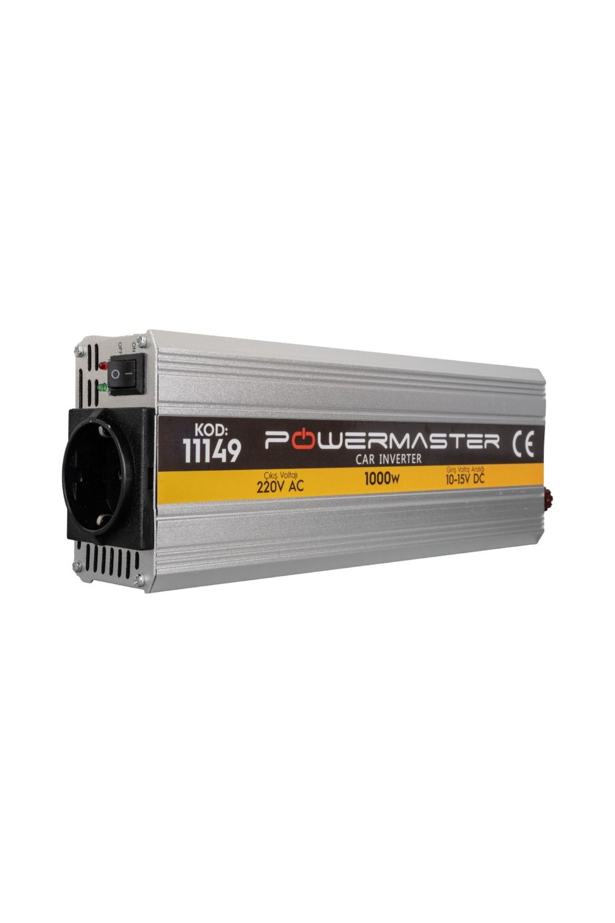 Lunaross 12 VOLT - 1000 WATT MODIFIED SINUS INVERTER (10-15V ARASI-220V AC) (4914)