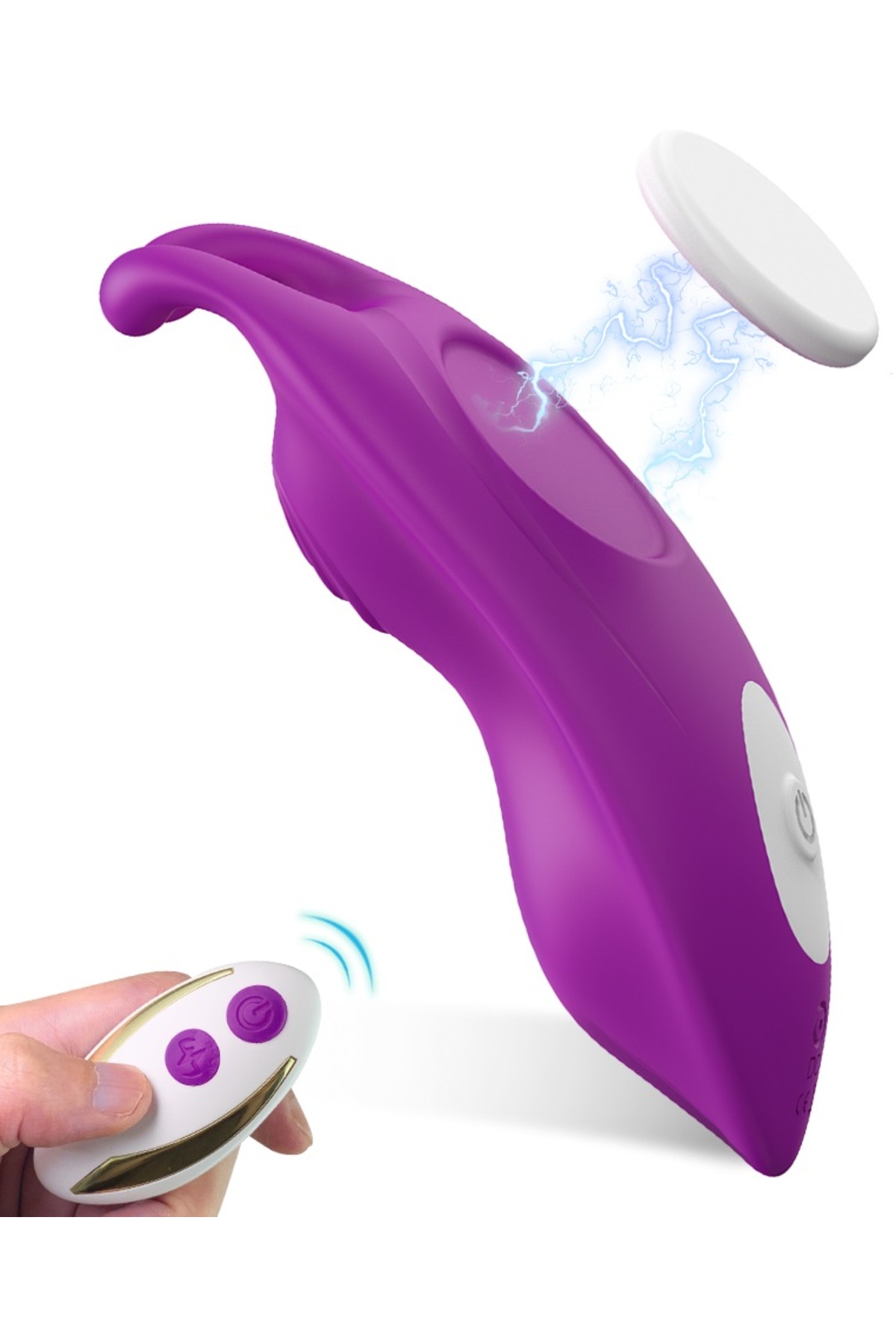 Uzaktan Kumandalı Giyilebilen Dildo Şarjlı 9 Mod Güçlü Titreşimli Klitoris Uyarıcılı Orgazm Vibratör
