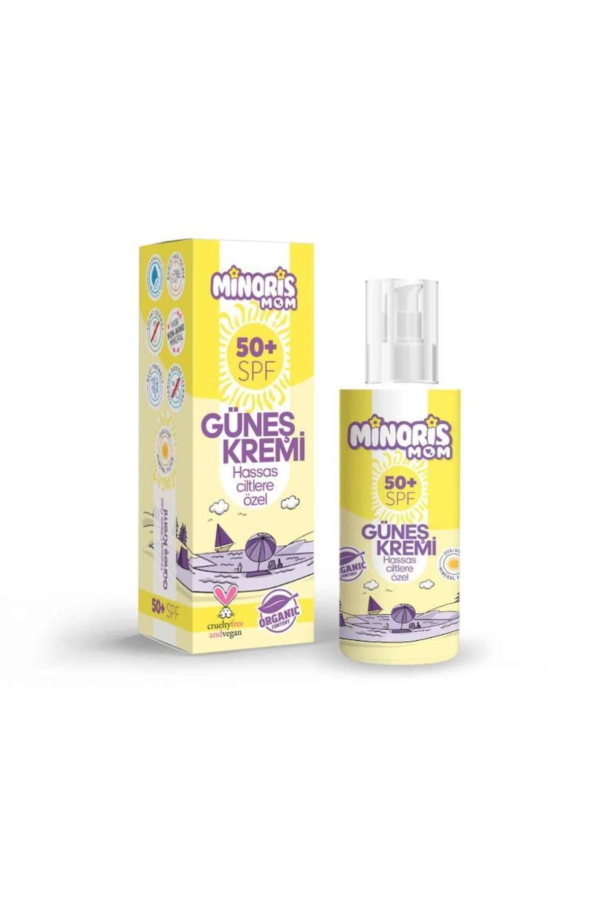 Minoris Mom Hassas Ciltler Için Güneş Kremi Spf 50 150ml