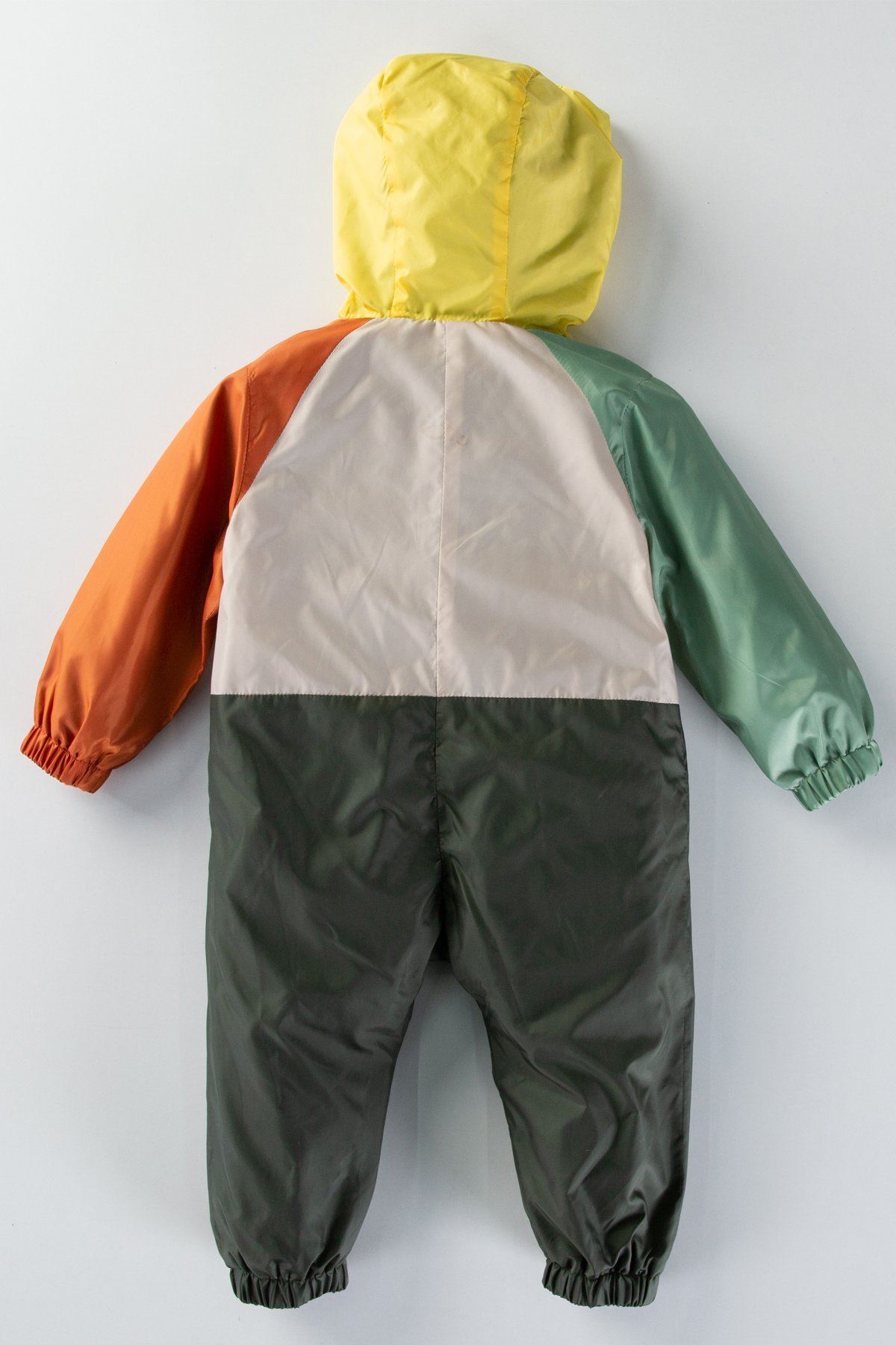 MDM YENİ Çok Renkli Kapşonlu Fermuarlı Pamuk Astarlı Cepli Kız Erkek Bebek Yağmurluk Mont Tulum Çocuk fotoğrafı 2 (önizleme)