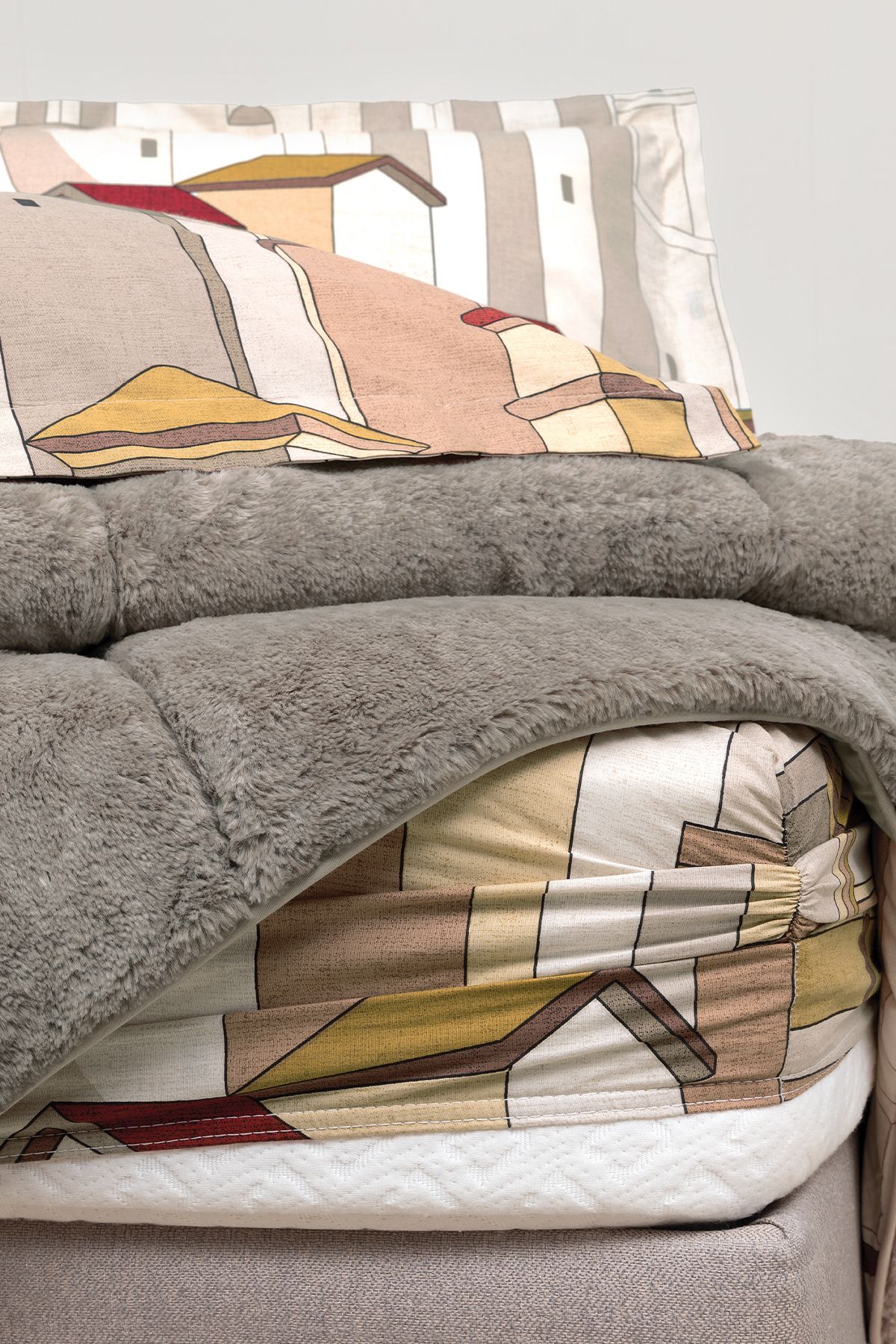 Yataş-Maes Single Triola Sleeping Set - Mink 3