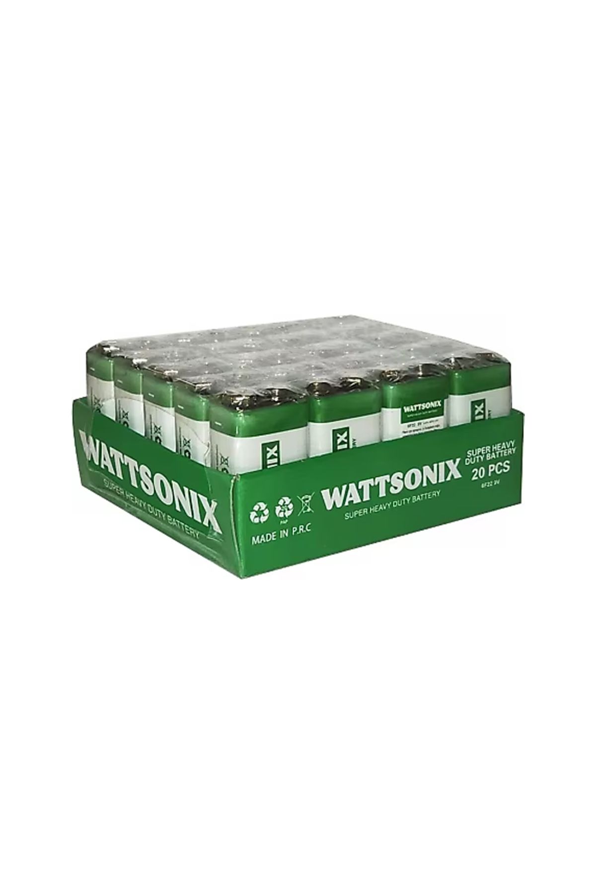 Kapamarka WATTSONIX 9 VOLT PİL (20Lİ PAKET)