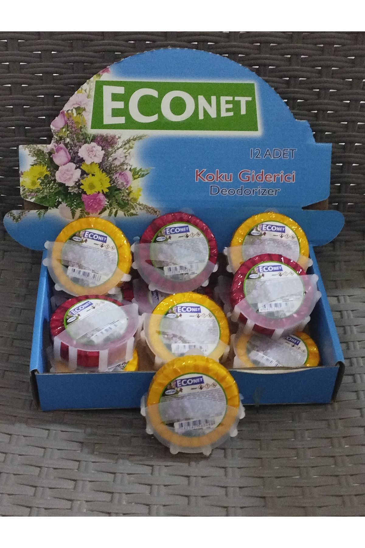 ECONET WC Askılı Koku GİDERİCİ KARMA KOKULAR 12 AD 50 gr