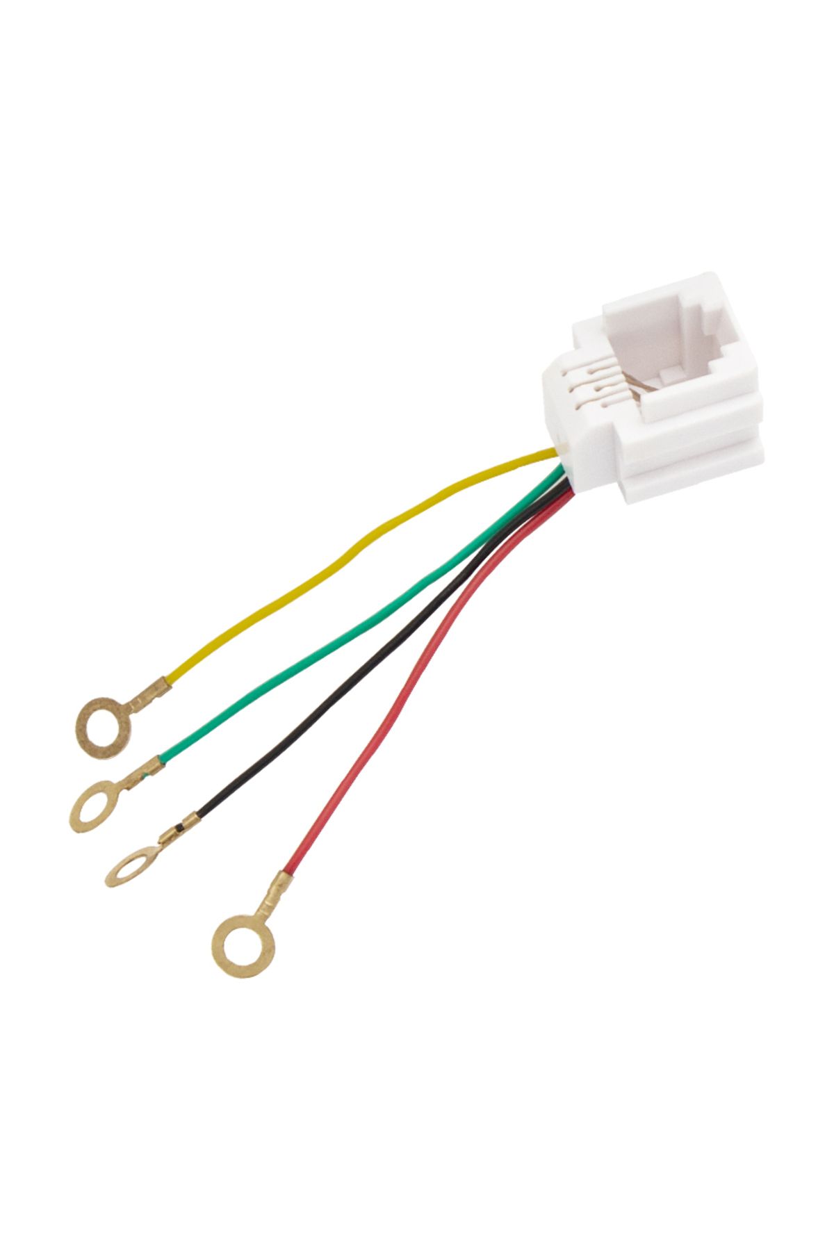 E BULURUM RJ11 KABLO SOKETİ 623K 6P4C KABLOLU TELEFON KONNEKTÖRÜ 150MM JACK (5067)