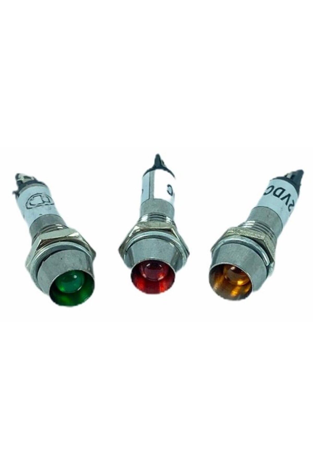 Light up Si̇nyal Lambasi Ø8mm Metal 24v