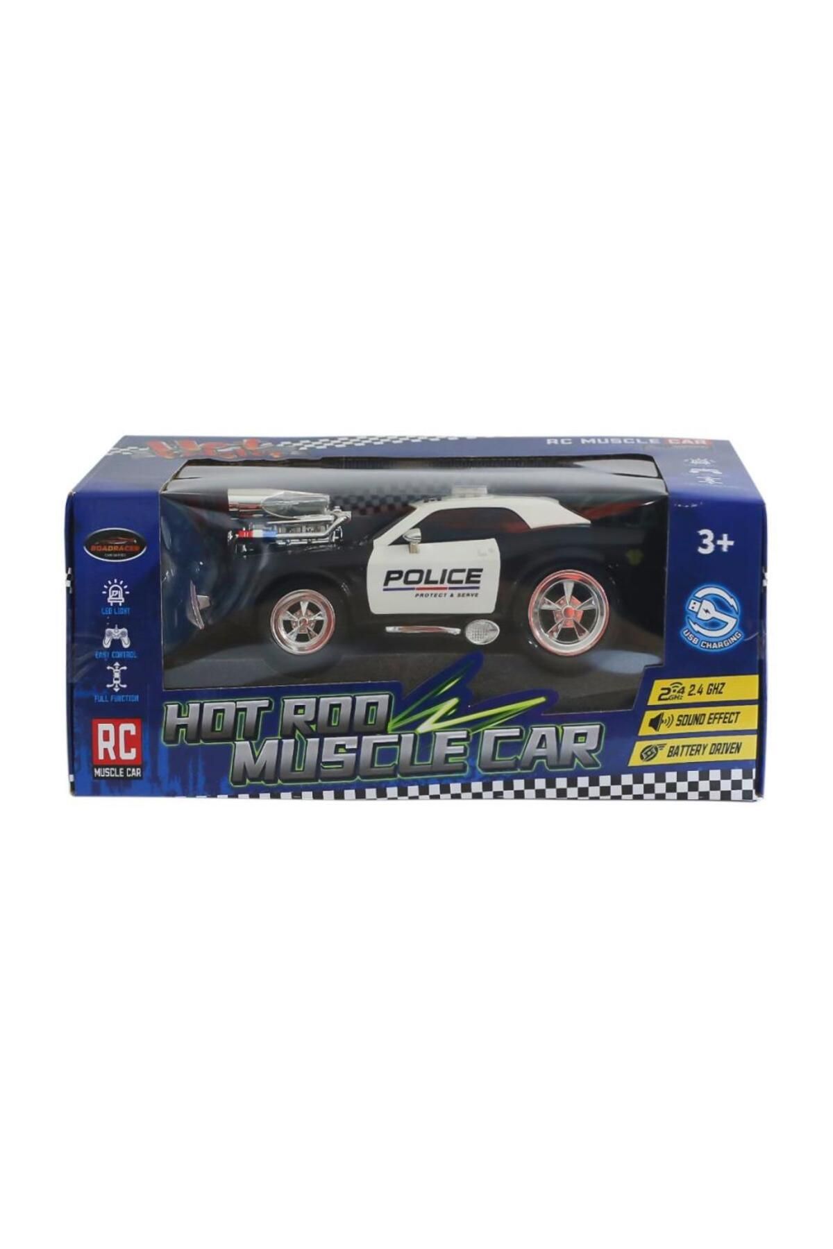 Bum Bum Bebek & Anne MK8125B Kumandalı Sesli Işıklı Drift Polis Arabası 1:16 -Can Oyuncak