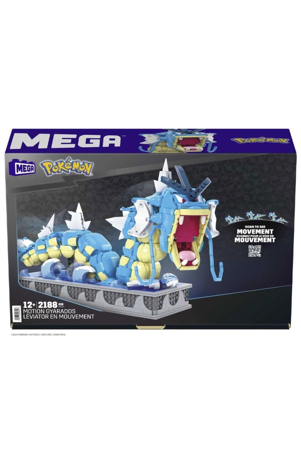 Liodora HGC24 MEGA™ Pokémon™ Kinetik Gyarados 2188 parça +12 yaş