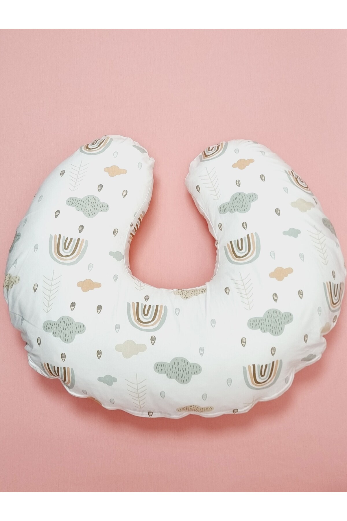 Yada Baby %100 Pamuklu Kumaştan Poplin Kumaş Astarlı Fermuarlı Emzirme Minderi Ve Bebek Destek Yastığı fotoğrafı 5 (önizleme)