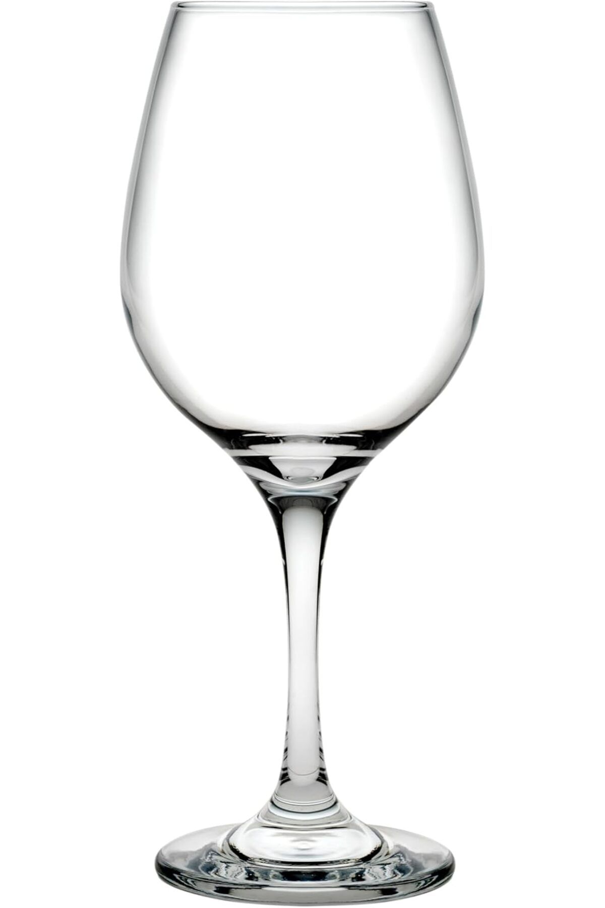 STOREMAX ysstorex Amber Kırmızı Şarap Kadehi, Sade, 365 ml, 6 Parça StarColxlection 655141