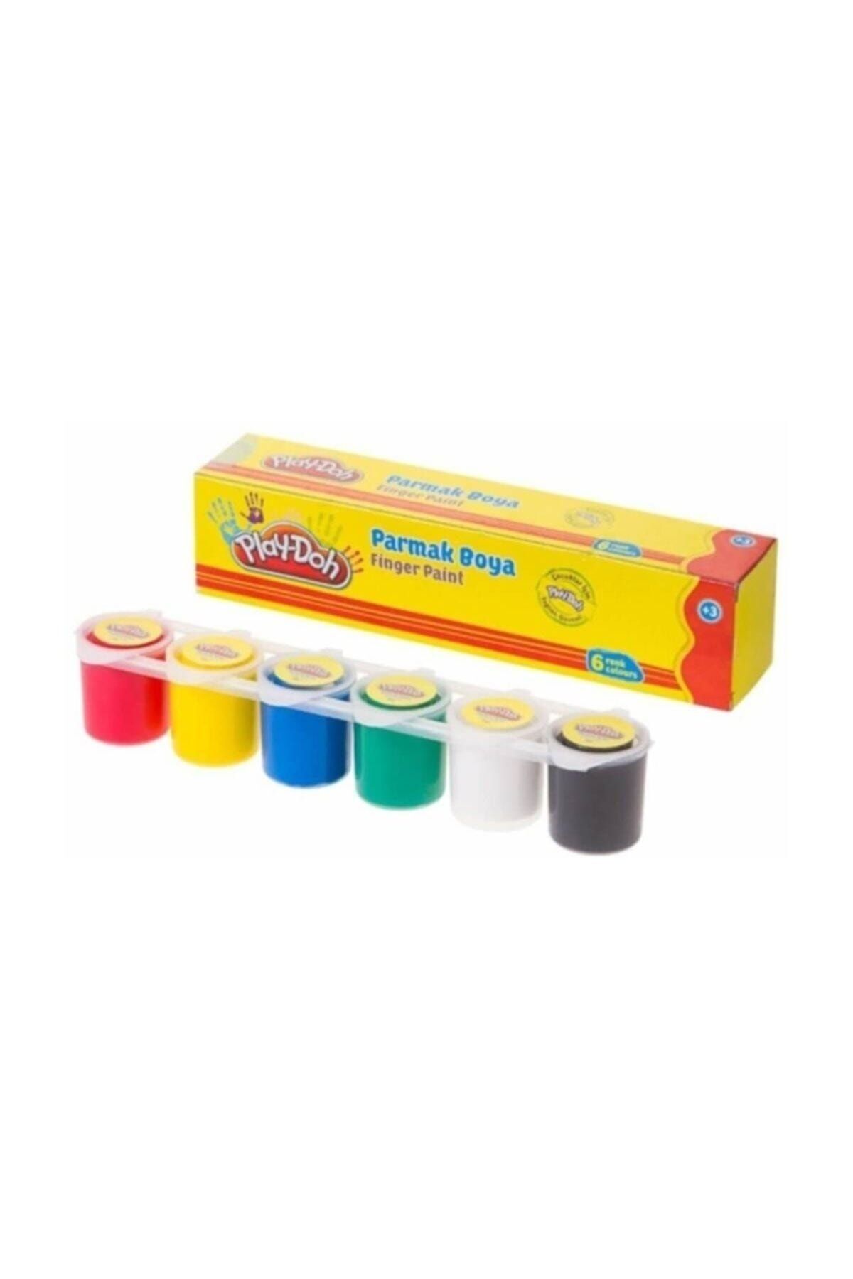 Play Doh Parmak Boyası 6 Renk X 30 ml Paletli Kap