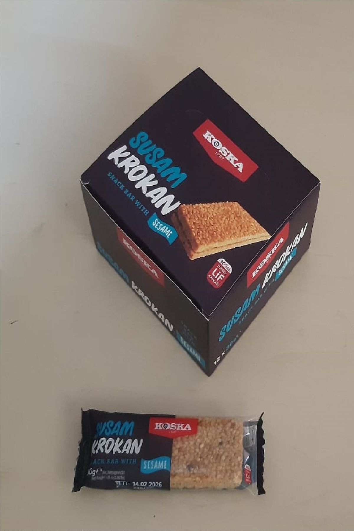 Koska Susam Krokan 30 gr * 12 Adet ( Kutu )