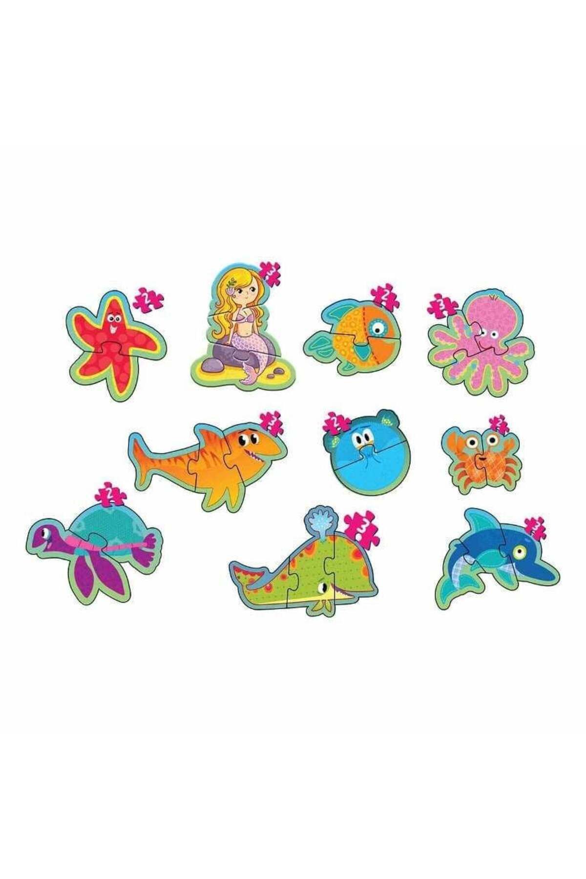 Diytoy-Baby Puzzle My First Puzzle Sea Lifes 2