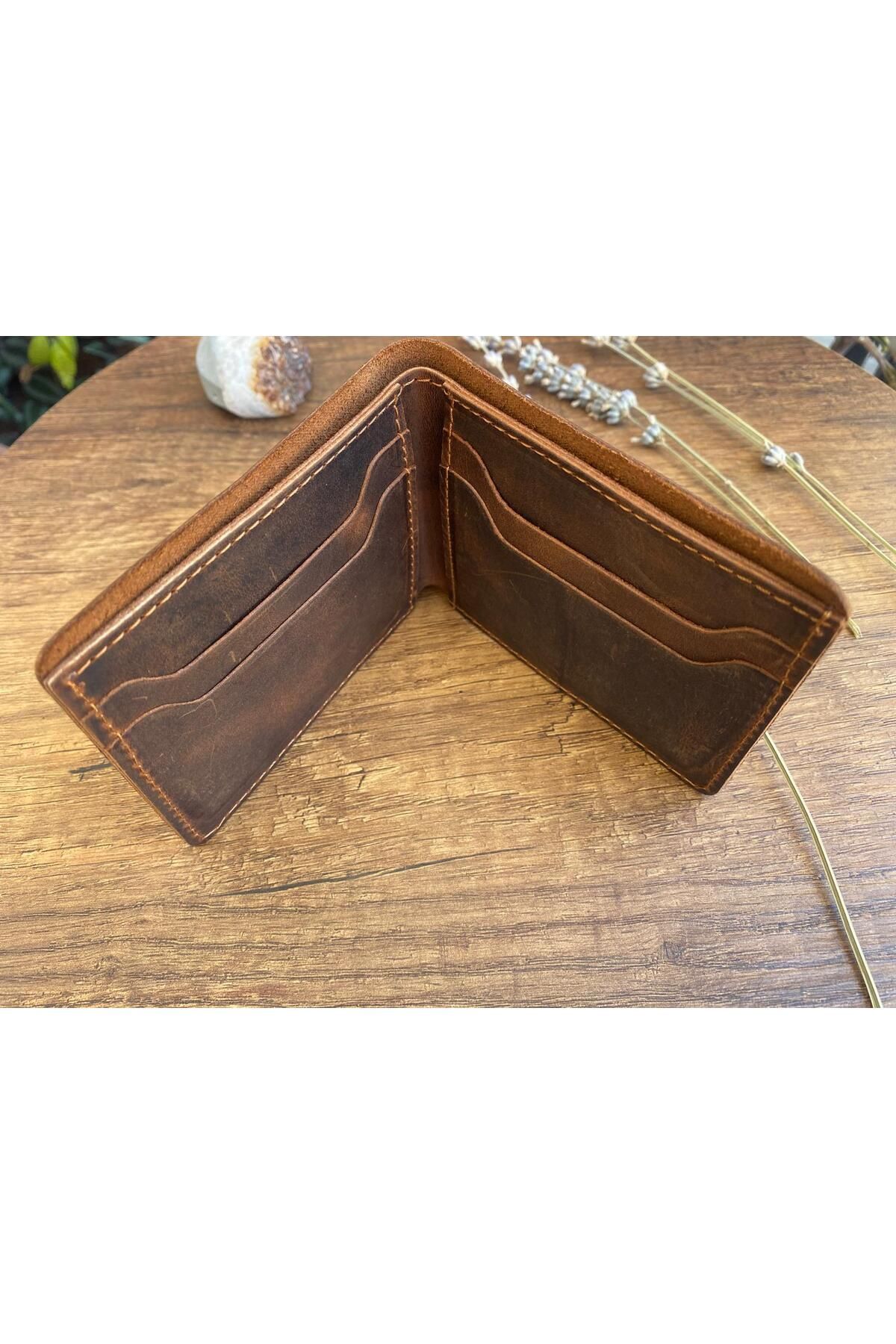 کیف پول مردانه اصلی چرم دست ساز Kadimdoğal