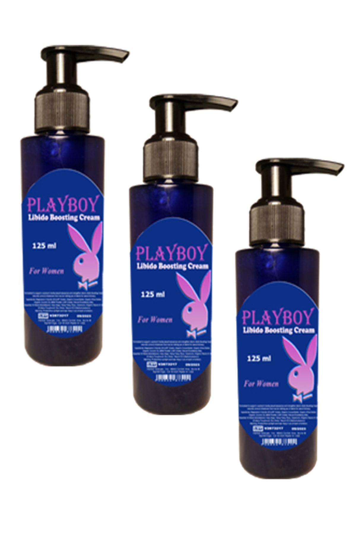 Playboy Büyük Boy Kadın icin ask arttırıcı cream For Women Booster 125 ml x 3 adet