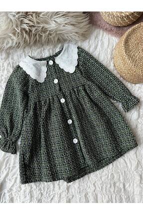 anonim Organik Dantel Yaka Elbise