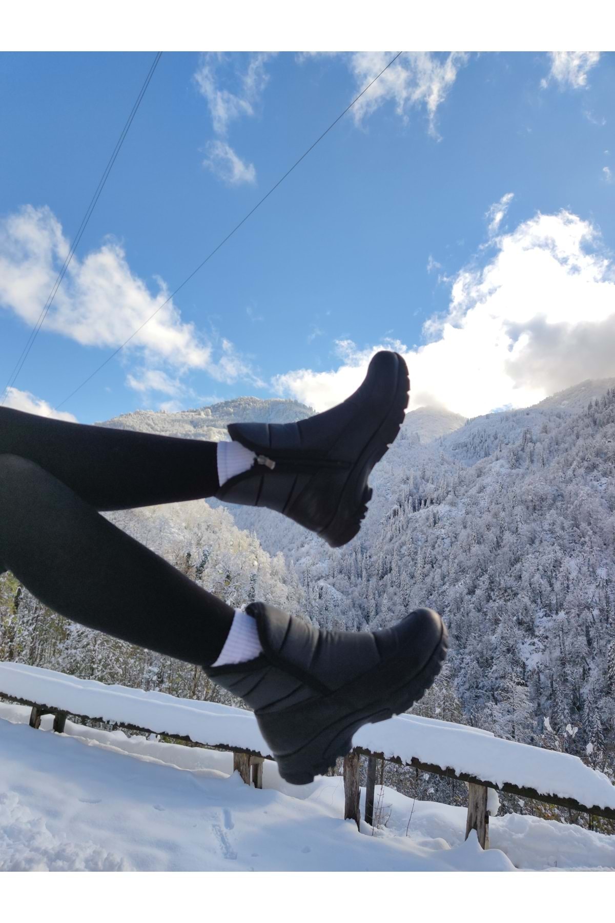 ÇİĞDEM KUNDURA  Çiğdem Kar Botu Unisex - Görsel 3